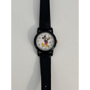 Lorus Mickey Mouse Watch V811-0070 Womens 25mm Resin Case Quartz Three Hands